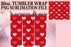 Radiant Mornings 20oz tumbler wrap, Valentine's Pattern Product Image 1