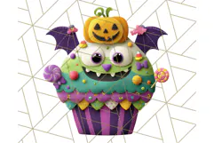 Colorful Halloween Clipart PNG, Cute Kids & Candy Clip Art Product Image 3