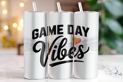 Game Day Vibes Tumbler Wrap | Sublimation | Tumblers Product Image 1