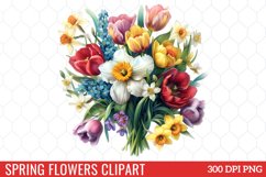 Spring Flowers Clipart Product Image 1