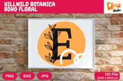 Hillwild Botanica Boho Floral Monogram Product Image 1