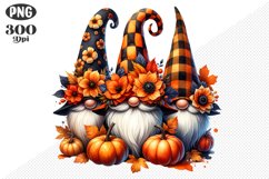 Halloween Gnomes Sublimation - Clipart PNG Design Product Image 1
