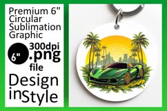 Car Coaster Vehicle Sublimation Product Image 1