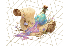 Woodland Potion Clipart Forest Apothecary Elements PNG Product Image 3