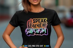 I speak fluent sarcasm PNG Product Image 1