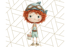 Summer Days Clipart, Whimsical Kids PNG Graphics Product Image 3