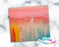 Minimalist Abstract Painting 20 oz Skinny Tumbler Wrap Product Image 2