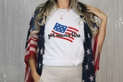 God America Bless SVG, 4th Of July SVG Design Product Image 1