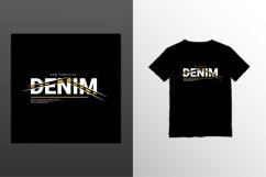 Denim writing design, suitable for screen printing t-shirts Product Image 1