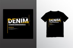 Denim writing design, suitable for screen printing t-shirts Product Image 1