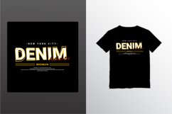 Denim writing design, suitable for screen printing t-shirts Product Image 1