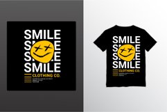 Smile writing design, suitable for screen printing t-shirts Product Image 1