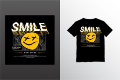 Smile writing design, suitable for screen printing t-shirts Product Image 1
