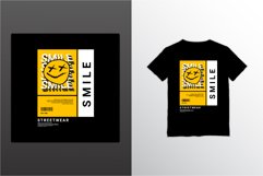 Smile writing design, suitable for screen printing t-shirts Product Image 1