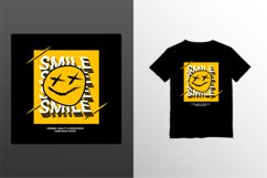 Smile writing design, suitable for screen printing t-shirts Product Image 1