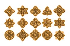 15 Celtic Knot Stud Earrings Laser Cut Bundle Pack Product Image 2