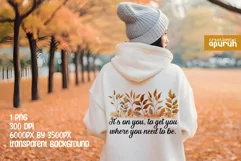 Autumn Floral Motivational Quotes Sublimation 15 Product Image 2