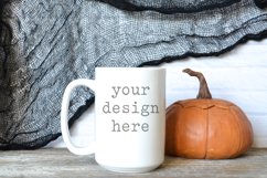 15 OZ Coffee Cup Mug Halloween Mockup | Add SVG Sublimation Product Image 1