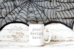 15 OZ Coffee Cup Mug Halloween Mockup | Add SVG Sublimation Product Image 1