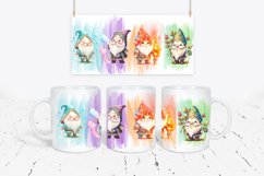 The Gnomes of the Elements 15 oz mug wrap Product Image 3