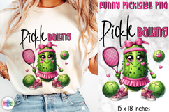 Cute Pickleball Sublimation Bundle, Funny Pickleball PNG Product Image 2