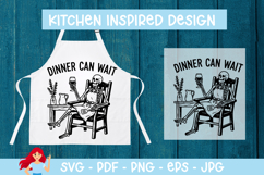 Dinner can wait SVG, Skeleton SVG Product Image 1