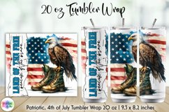 American Babe Patriotic Tumbler Wraps Bundle, Fourth of July Product Image 2