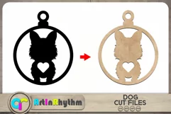 Sheltie SVG / Keychain SVG / Dog silhouette cut files Product Image 2