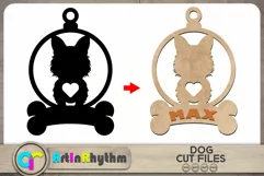 Sheltie SVG / Keychain SVG / Dog silhouette cut files Product Image 1