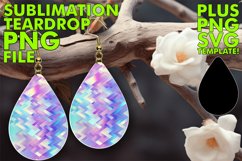 Enchanting Teardrop Magic: Holographic Sparkle Product Image 1