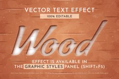 Wood Carving Editable Text Effect, Graphic Style Product Image 1