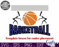 Basketball Shirt Svg | Basketball Svg | Basketball Mascot 15 Product Image 2