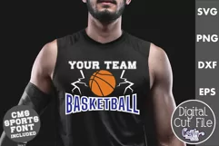 Basketball Shirt Svg | Basketball Svg | Basketball Mascot 15 Product Image 1