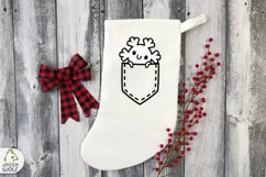 Cute christmas t shirt svg Christmas pajama svg Layered svg Product Image 4