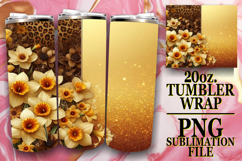 Sweet Memories 20oz tumbler wrap, Leopard Prints Product Image 1