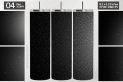 Black Glitter Tumbler Wrap| Tumbler Sublimation Product Image 1