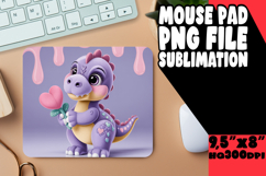 Enchanted Mouse Mat Designs, Cute Dino Product Image 1