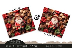 3D Western Christmas Ranger Tumbler Wrap PNG Product Image 3