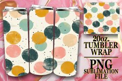 Whimsical Blossom Burst Tumbler Wrap, Colorful Joy Product Image 1