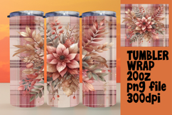 Custom 20oz Tumbler Graphics , Autumn Flower Product Image 1