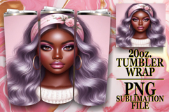 Radiant joy 20oz tumbler wrap, 3D Heart Product Image 1