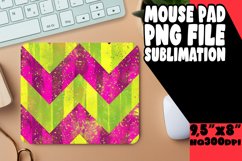 Glitter Stripe Mouse Pad with Colorful Art Product Image 1