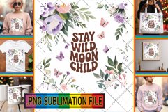 Sweet PNG Designs for TSHIRTS, Flower Quote Product Image 1