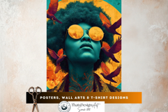 Afro Surreal Digital Papers Junk Journal Kit African Animals Product Image 11