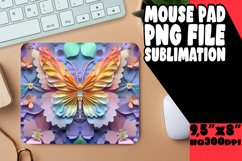 Colorful Flutter 3D Mouse Pad - Springtime Theme Product Image 1