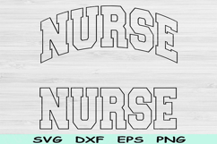 Nurse Svg Cut Files, Nurse Png, Nursing Student Svg Files Product Image 1