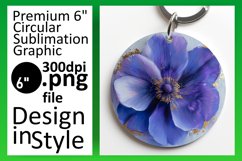 Springtime Charm: 3D Floral Round Designs PNG Product Image 1