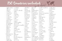 150 countries instagram icons