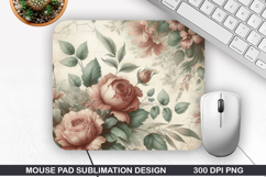 Vintage Mouse Pad Sublimation PNG Design - Mouse Pad PNG Product Image 1