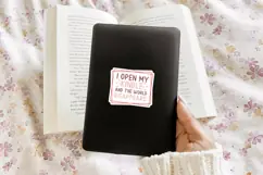 Kindle Lover - Reading Quote SVG | And The World Disappears Product Image 4